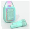 Enceinte Karaoké Portable Bleu – Fun et spectacle, Eclectic Dist