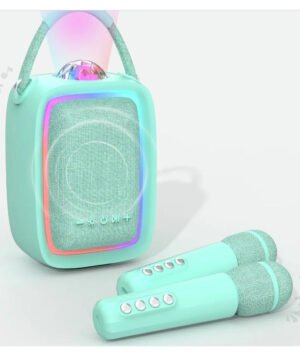 Enceinte Karaoké Portable Bleu – Fun et spectacle, Eclectic Dist