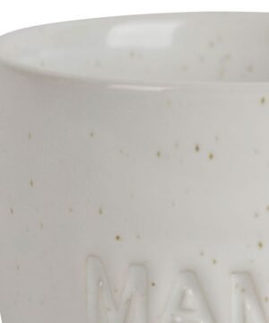 Alternative view of Gobelet Maman Famille 15 cl – Grès écru moucheté, Yliades