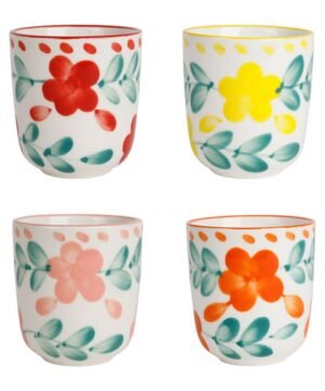 Gobelet Bellagio multicolore 10 cl en grès Coloris aléatoire, Yliades