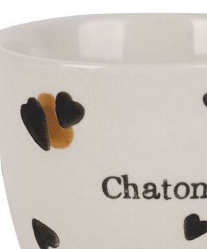 Alternative view of Gobelet Minifauve brun + noir – Grès 15 cl, Yliades