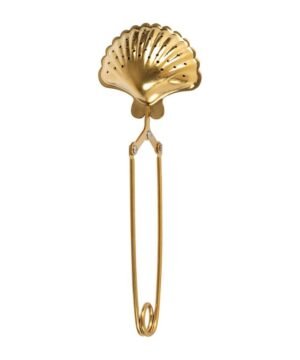 Infuseur à thé BTE Coquillage doré – Inox 18/8, Yliades