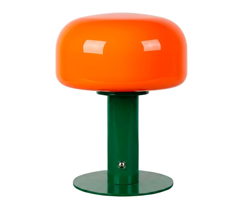 Lampe LED Tactile Rechargeable Dahna – Orange & Vert, Yliades – Image 2
