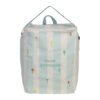 Sac isotherme Dessert Glacé – Écru & Turquoise – 35 x 25 x 40 cm, Yliades
