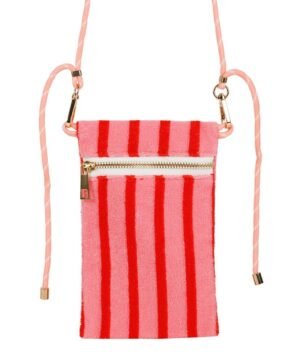 Alternative view of Sac pochette Douce Amour – Rose & Rouge – 12 x 20 cm, Yliades