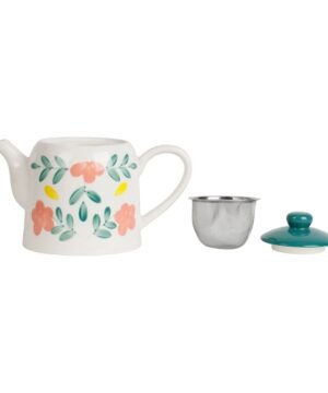 Alternative view of Théière Bellagio multicolore 95 cl en grès avec filtre, Yliades