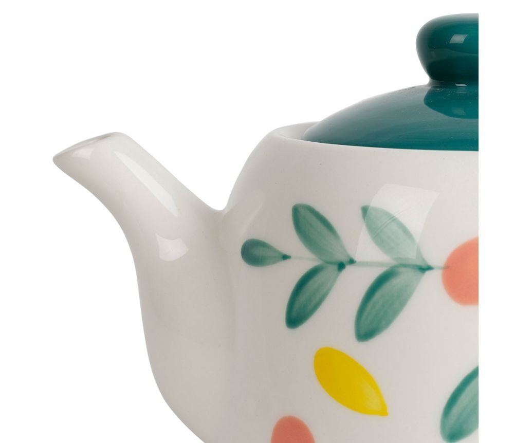 Théière Bellagio multicolore 95 cl en grès avec filtre, Yliades – Image 3