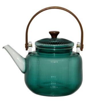 Théière Dilacia – Émeraude – 85 cl – Verre avec filtre, Yliades