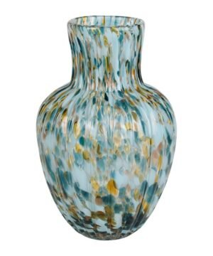 Vase Menorca Turquoise & Doré, Yliades