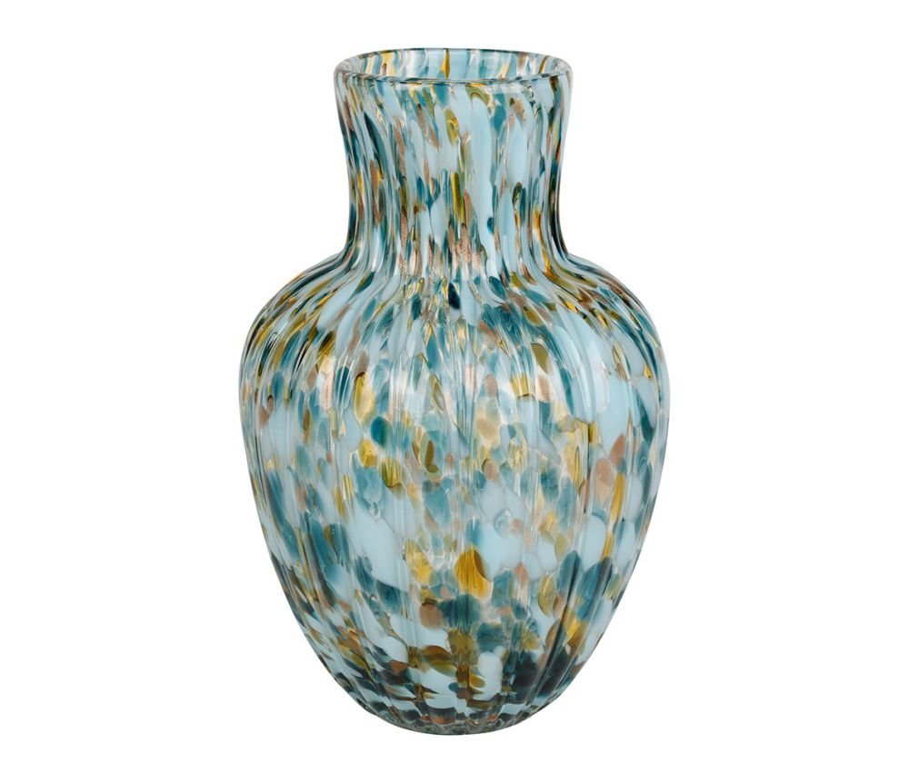 Vase Menorca Turquoise & Doré, Yliades