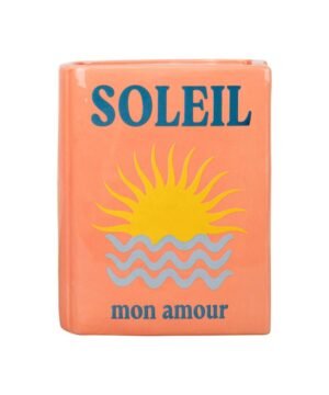 Vase Soleil Livre Multicolore – Une pièce décorative pleine de caractère, Yliades