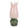 Vase Tulipia Rose & Vert, Yliades