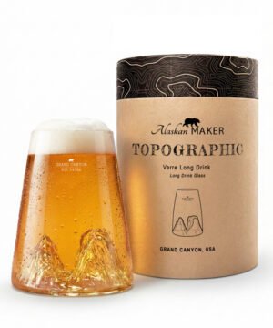 Verre design Grand Canyon TOPOGRAPHIC