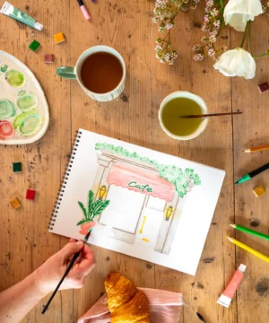 Alternative view of Carnet de coloriage & peinture boutiques, Maison Joliette