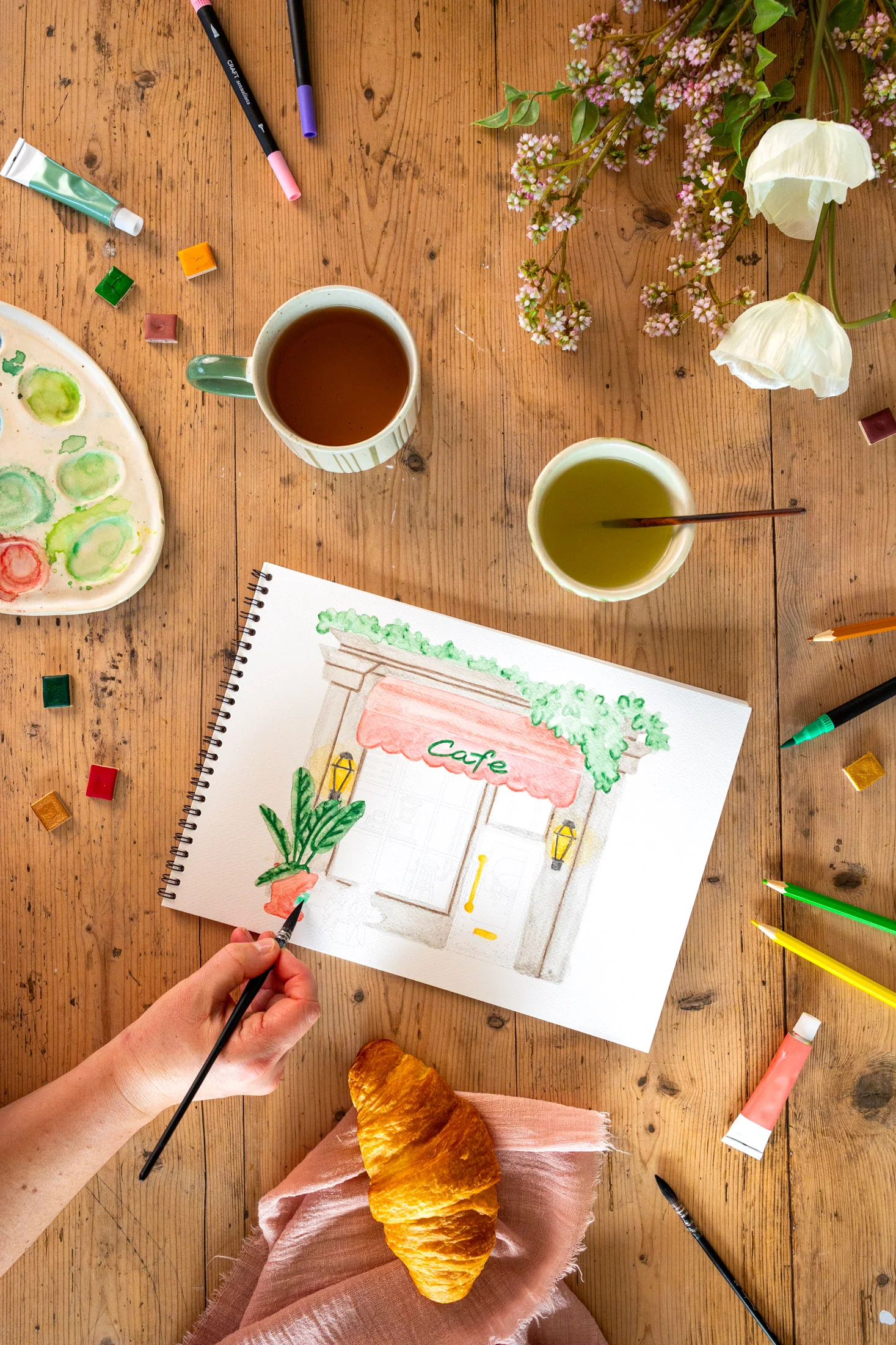 Carnet de coloriage & peinture boutiques, Maison Joliette – Image 2