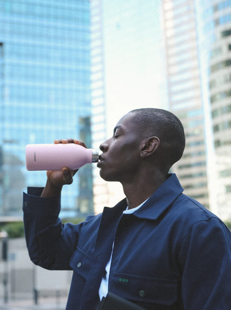 Bouteille isotherme Icon 350 L Rose, Qwetch – Image 3