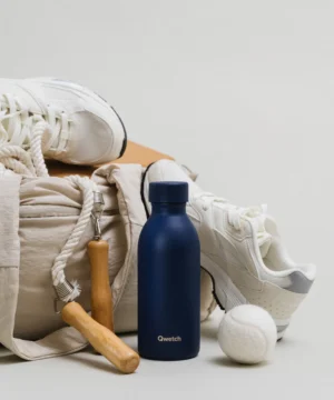 Alternative view of Bouteille isotherme Icon 350 ml bleu nuit, Qwetch