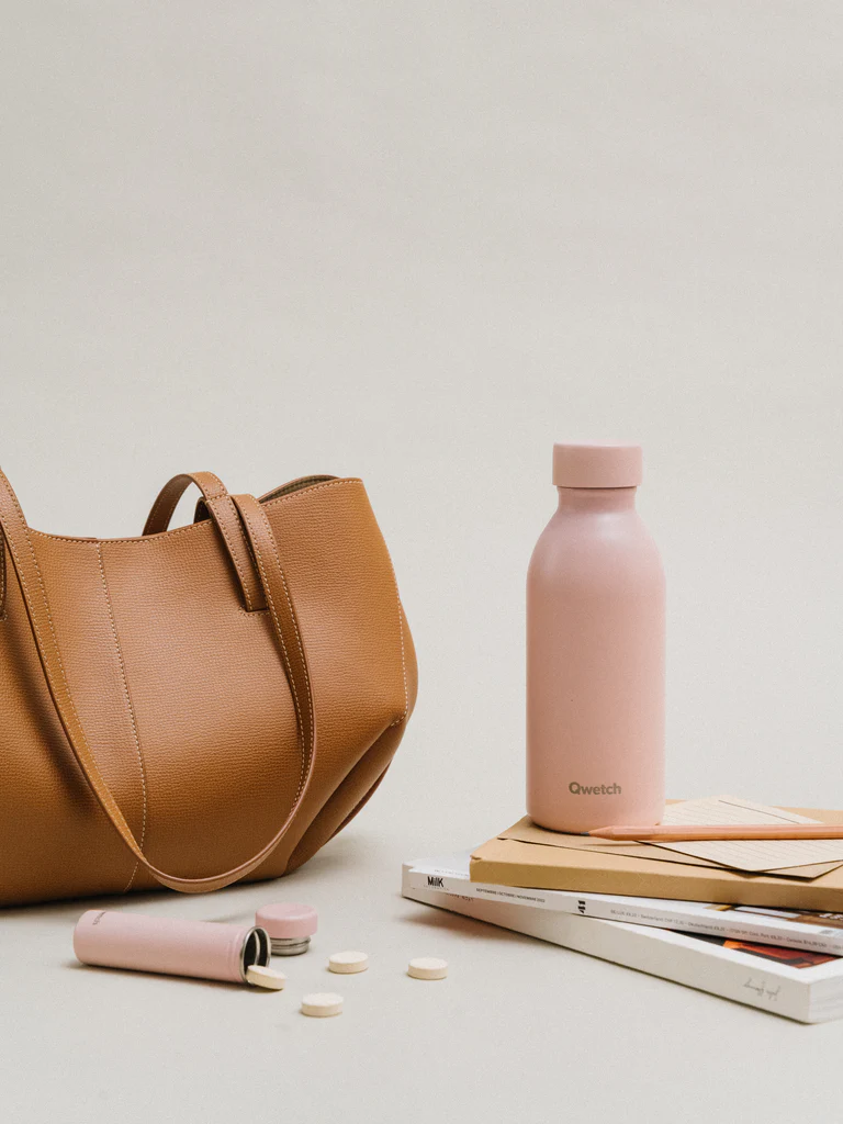 Bouteille isotherme Icon 350 L Rose, Qwetch – Image 2