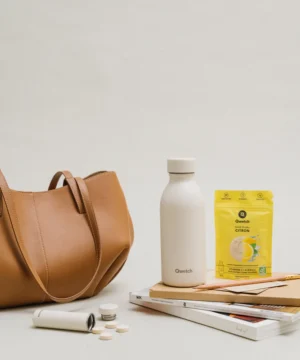 Alternative view of Bouteille isotherme Icon 350 sable, Qwetch