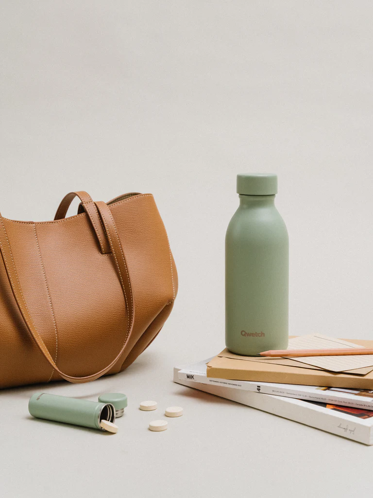 Bouteille isotherme Icon 350 tilleul, Qwetch – Image 3