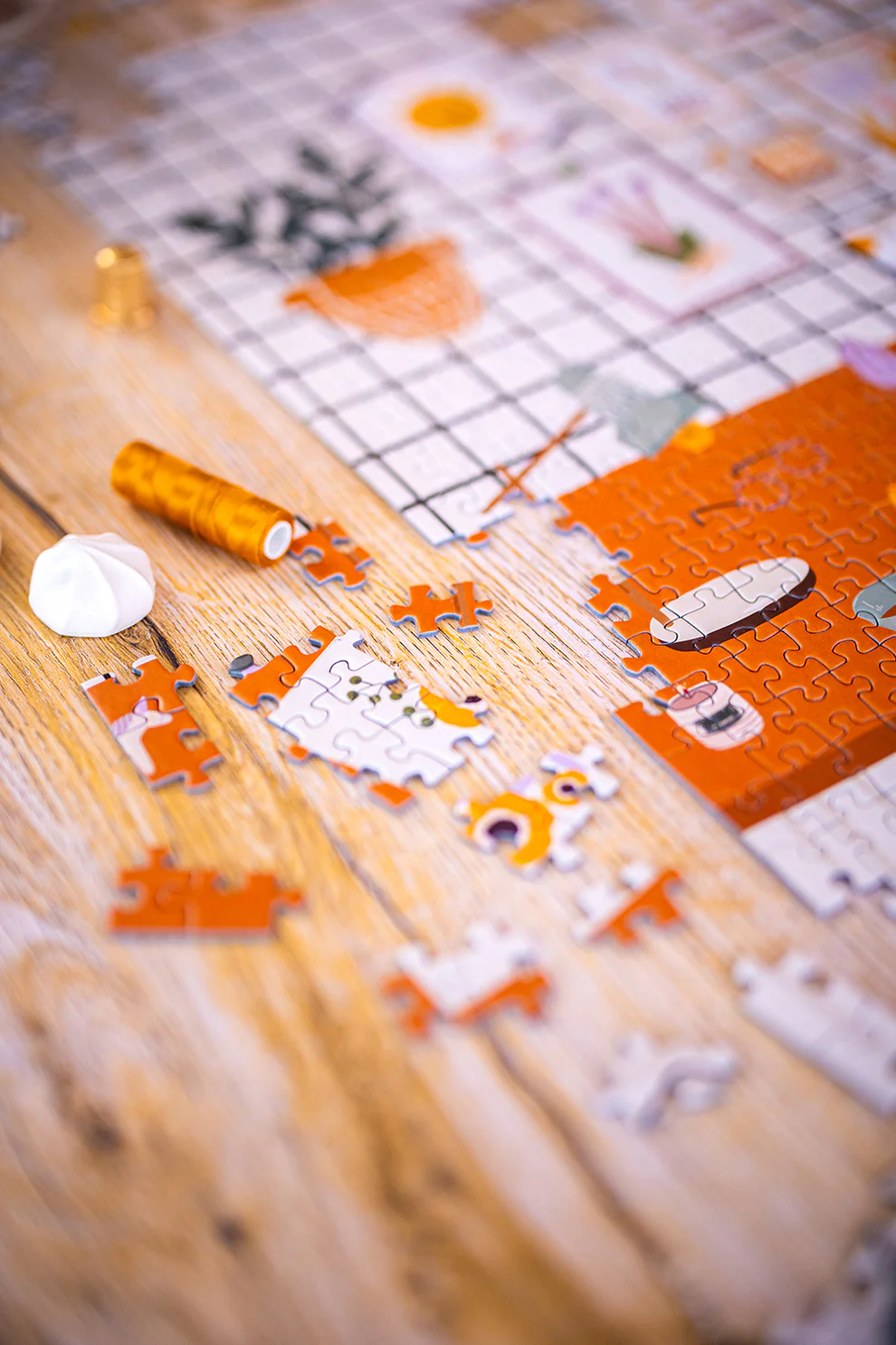 Puzzle 1000 pièces fabriqué en France L'Atelier, Maison Joliette – Image 4