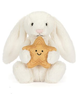 Cream Bunny with Star, Jellycat
