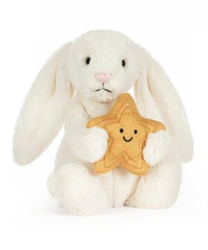 Alternative view of Cream Bunny with Star, Jellycat