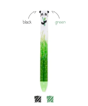 Stylo à bille à deux couleurs Panda « Hug Me », Legami