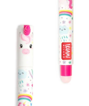 Stylo à Encre Gel Effaçable Unicorn « Believe In Magic », Legami