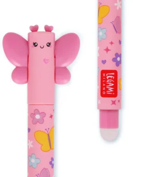 Stylo à Encre Gel Effaçable Butterfly « You Are Beautiful », Legami