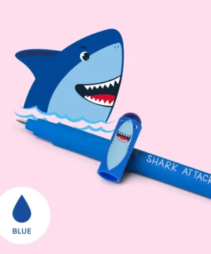 Stylo à Encre Gel Effaçable Shark « Shark Attack », Legami