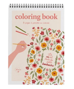 Carnet de coloriage & peinture Petits bonheurs, Maison Joliette
