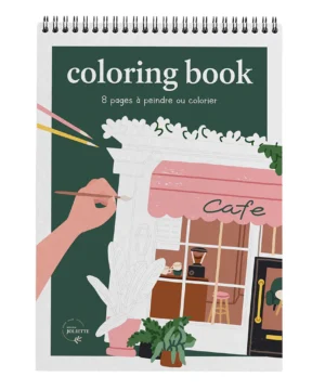 Carnet de coloriage & peinture boutiques, Maison Joliette