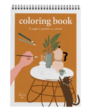 Carnet de coloriage & peinture Cosy, Maison Joliette