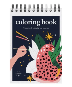 Carnet de coloriage & peinture Wild A6, Maison Joliette