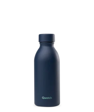 Bouteille isotherme Icon 350 ml bleu nuit, Qwetch