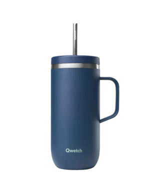 Cold Cup isotherme bleu nuit 600 ML, Qwetch