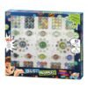 Coffret de 163 billes en verre – 4 tailles & 12 styles pour jouer sans limites, Buki