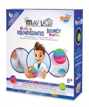 Crée des balles rebondissantes uniques et colorées, Buki