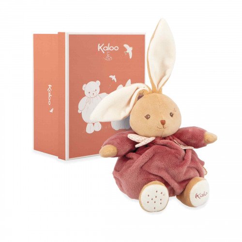 Peluche lapin Patapouf bordeaux, Kaloo
