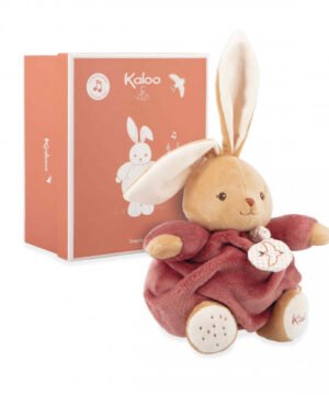 Alternative view of Peluche musicale lapin Patapouf bordeaux, Kaloo