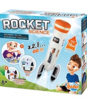 Lance ta fusée jusqu’à 15 mètres de hauteur, Buki