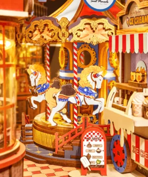Alternative view of Rolife Fairytale Amusement Park DIY Book Nook Féerique, ROBOTIME