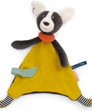 Doudou plat Pilou Jaune, Moulin Roty