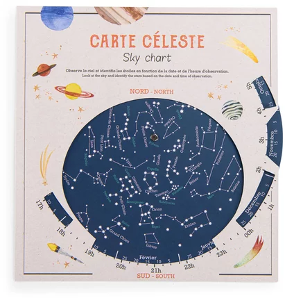 Carte Céleste Le Jardin du Moulin, Moulin Roty