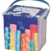 Seau de 20 craies colorées pour enfants, Moulin Roty