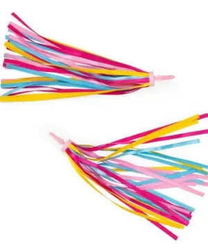 Franges multicolores pour vélo et trottinette, Moulin Roty
