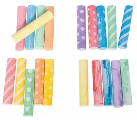 Seau de 20 craies colorées pour enfants, Moulin Roty – Image 2