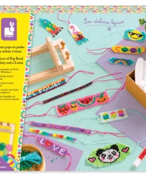 Kit créatif bijoux en perles Métier à tisser, Janod