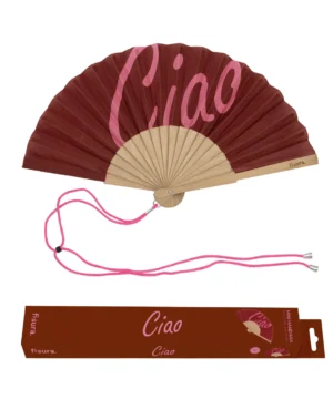 Éventail mini “Ciao”, L’accessoire indispensable pour l’été, Fisura